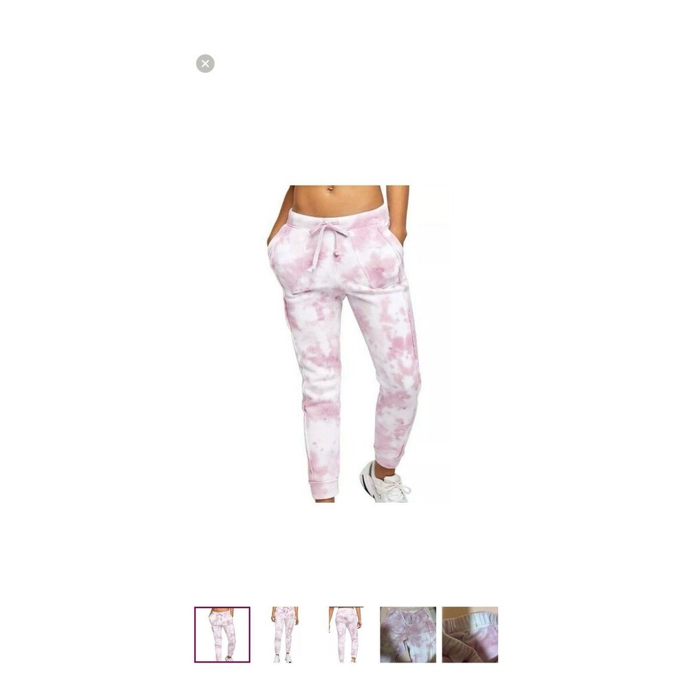 Free People FP Movement XS Pink Tie-Dye Work It Out Joggers Sweat Pants Workout